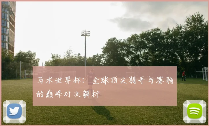马术世界杯：全球顶尖骑手与赛驹的巅峰对决解析